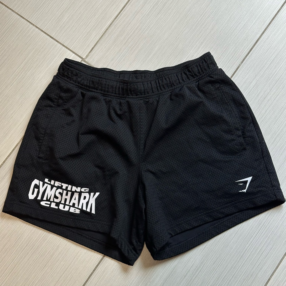 Gymshark Black Mesh Shorts